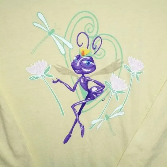 Y2K Disney A Bug's Life Princess Atta Ombre Tee –  Cartoon Shirt, Size L - Picture 2 of 4